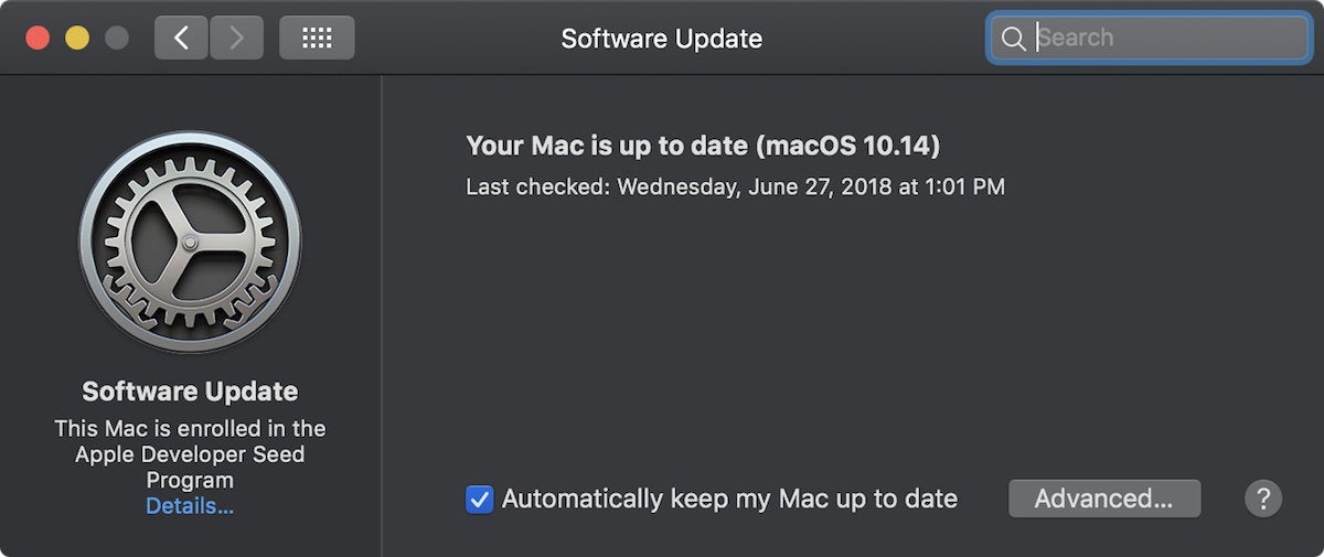 keep a mac on for updates